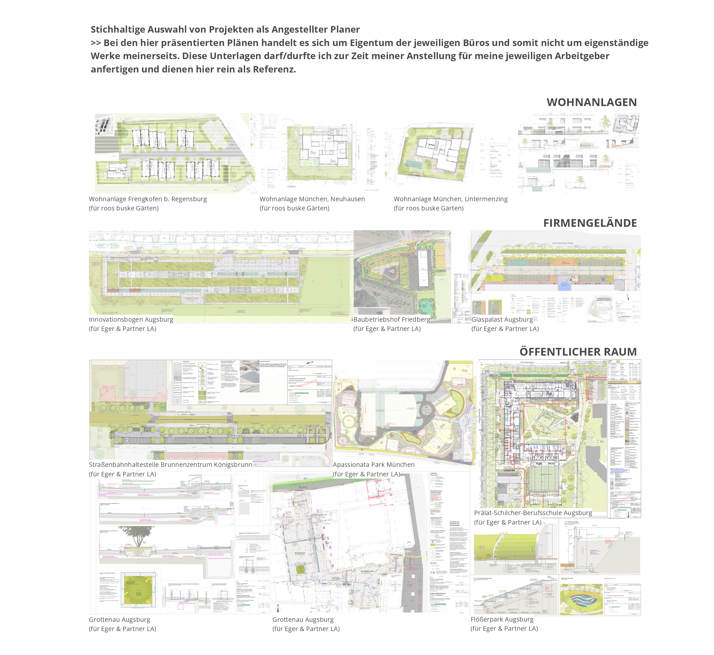 Projekte 2016 – 2023
